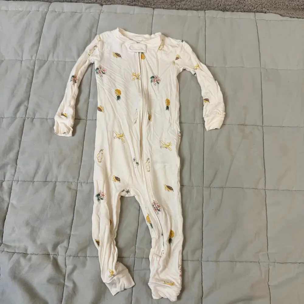 PurelySoft Carter's 18 Months Baby Girl Zippy Sleeper Bamboo Tropical Print